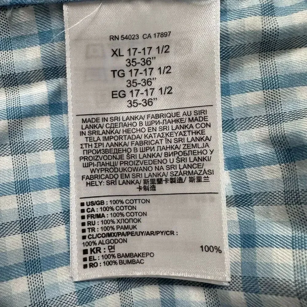 Banana Republic XL Non Iron Slim Fit Mens Shirt